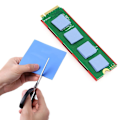 Miniatyrbilde 2 av 5: 100x100x1mm Termisk pute, Gpu myk silikon termisk ledende puter