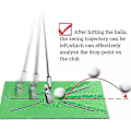 Miniatyrbild 3 av 5: Bärbar Golfträningmatta, för Svingdetektering, Golfmatta