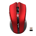 Miniatyrbillede 1 af 2: Ergonomisk optisk kontor 2.4g trådløs gaming mus mus justerbar 2400 Dpi med 6 knapper til Mac bærbar pc bærbar computer