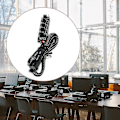 Miniatyrbild 2 av 5: 4-stifts fläktnav CPU-kylareffektdelare uttag med anslutningskabel