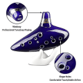 Miniatyrbillede 2 af 5: Zelda Ocarina og Sangbog, 12-huls Alto C Zelda Ocarina