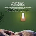 Miniatyrbillede 5 af 5: Luftrenser med smart sensor, LED-display, negativ ion-generator - fjerner røg og formaldehyd - 100-240V EU-stik