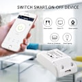 Miniatyrbillede 4 af 5: Mini Zigbee 3.0 Smart Switch Retrofit Modul til Fans og Lys, Understøtter Tuya