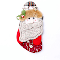 Miniatyrbillede 3 af 5: Dekorative ophæng 3 stk. af non-woven store ende gave sokker Xmas