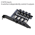 Miniatyrbillede 3 af 5: Ssd Solid State Harddisk Rack Pci Udvidelseskort Gratis Pci Bit Udvidelse
