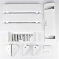Miniatyrbillede 3 af 4: Foldbar Brusestol I Aluminium Og Abs, 330 X 320 X 70 Mm