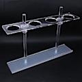 Miniatyrbillede 4 af 5: Justerbar højde Plexiglas tragt holder - Laboratorie tilbehør med 4 huller