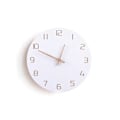 Miniatyrbild 1 av 2: Nordisk 3D träväggklocka stor modern design heminredning sovrum tyst Oclock Nixie klocka vägg K