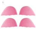 Miniatyrbillede 1 af 4: 2 Par Toe Plugs Bløde Svampe Halv Indlæg Genanvendelige Toe Filler Indlæg Sko Justerbar Stor Fod Støtte Pude Unisex Sko Indlæg pink l