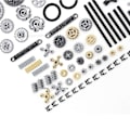 Miniatyrbillede 3 af 4: 116 stk Tekniske Gear Aksler Pin Forbindelser - Hjul Forbindelser Stativ Gear Mursten