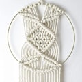 Miniatyrbild 2 av 4: 12 st 4 tum Macrame Hoops Ring Blommig Båge Hantverk Bågar Macrame