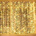 Miniatyrbillede 1 af 5: 12 Stykker Kunstig Vedbend, Kunstig Hængende Vedbend Med 100 LED Lys