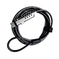 Miniatyrbild 2 av 4: 2 st USB-notebook-bärbar dator kombinationslås universellt säkerhets-USB 4-siffrigt kombinationslås för PC La