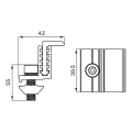 Miniatyrbillede 2 af 5: Solpanelklemmer Solpanelmonteringsskinner til Solpanel Pv Montering Hardware Solpanel Tilbehør