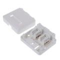 Miniatyrbillede 3 af 5: Desktop Jb Dual-port Panel Ethernet Kabel Junction Box Med 2 Cat6 Moduler
