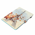 Miniatyrbillede 1 af 5: Eiffel Tower mønster Folio læder Smart Cover etui til Apple iPad 4