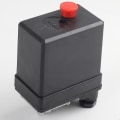 Miniatyrbillede 1 af 5: Trykluftafbrykker med 4 porte 90-120 Psi 220v 12mm (1/4') gevind Trykluftafbrykker Kontrolventil Dele Til Kompressor, Frø, Medium Starli