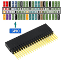 Miniatyrbild 3 av 4: Gpio 2x20-pin(40pin) Extra Tall Female Stacking Header Med Akrylbas För A+ Pi Modell B+ Pi 2 3