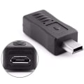 Pikkukuva 3 / 5: Micro-USB-uros naar Mini-USB-vrouwelijke adapter T-poort adapter