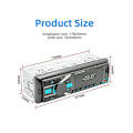 Miniatyrbillede 1 af 5: Auto Radio Bil Stereo Bluetooth Single Din Mp3 Afspiller Med App Kontrol Am Fm Radio Aux Indgang 2usb R
