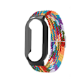 Miniatyrbillede 5 af 5: 5 stk Farvede Flettede Urremme Til Xiaomi Watch Elastisk Justerbar Nylon Urrem