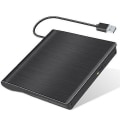 Miniatyrbillede 1 af 4: Usb Ekstern Dvd Cd Harddisk Brænder Afspiller Læser Optisk Drev Til Pc Bærbar
