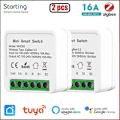 Miniatyrbild 1 av 5: 10 st Zigbee 3.0 Mini Smart Switch Yandex Alice Tuya Smart Home DIY Ljusströmbrytare 2pcs