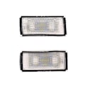 Miniatyrbillede 1 af 5: 2 stk. Led Nummerplade Lys Lamper Til  E66 E65 7-serie 735i Hvid