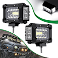 Miniatyrbilde 2 av 5: 4 tommers arbeidslys Spot Flood Led lysstang Reverseringslampe 108w for bil