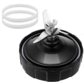 Miniatyrbilde 1 av 5: Ad-7 Fins Ekstraktorblader Til Ninja Blender Med 2 Vaskemaskin Gummiringer Til Nutri Ninja Auto Iq Bl486 Bl642 N102 Bl682