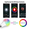 Miniatyrbillede 2 af 5: ??Tuya WiFi Smart Pære E27 RGB LED-lampe Dæmpbar Smart Life APP Fjernbetjening ??