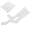 Miniatyrbilde 3 av 5: Bomullsbabytights Leggings - Myke, pustende, sklisikre strømpebukser for småbarn (hvit)