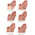 Miniatyrbild 5 av 5: 100 st kristallbågar nagelcharms DIY nagelkonst 3d bågar nagelkonstdekoration 3