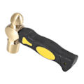 Miniatyrbillede 1 af 5: 1lb Messing Metal Stempling Hammer Dobbeltsidet Mallethovede Messing Hammer Med Jern Til Kunst Smykker Ma