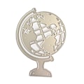 Miniatyrbilde 1 av 5: 1 sett Globe metallskjærende former håndlagde stencilform prege mønster