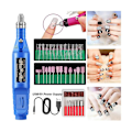Miniatyrbild 5 av 5: Elektrisk Nagelfräsmaskin Nagelfräsmaskin Nagelfil E-Fil Frässet Kit För Akrylnaglar Gelnaglar