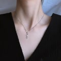 Miniatyrbild 1 av 4: 925 Sterling Silver Tassel Star Halsband Dam Smycken
