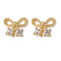 Miniatyrbilde 1 av 4: 2 stk. Legering Negl Rhinestones Krystall Stjerne Sløyfe Neglekunst Charms Blanke Negl Smykker 2916