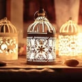 Miniatyrbillede 2 af 5: Retro hul jern fuglebur lysestage bryllup fest dekoration hjem indretning