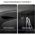 Pikkukuva 4 / 5: Tavaratelineen koukku Tesla Model Y 2020 2021, Takaluukun ostoskassien pidike järjestäjäkoukku pidin klipsi sisätilatarvikkeet