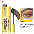 Volumgivende Mascara, Mascara som forbedrer øyevippenes elastisitet, for langvarig krøll, lengde og næring 2PCS
