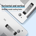 Miniatyrbild 4 av 5: 2 st Metallvikbara Laptopstativ Halksäker Basfäste Stöd För Macbook Pro Air