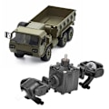 Miniatyrbillede 4 af 5: FY004 Q64 Q60 WPL B36 MN77 6-hjulet RC-bil Metal Gear Differential Foraksel Drivaksel (1/16 skala)