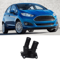 Miniatyrbillede 2 af 4: Termostat Hus Kølemiddel Flens Passer Til C-max Focus Mondeo Fiesta 2001-2012 1707050 2s6g-9k478-bc
