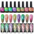 Miniatyrbild 5 av 5: Nagelkonst UV-gellack Glitter Temperaturförändrande Färg Gellack Aurora