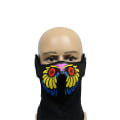 Pikkukuva 1 / 5: Carnival Easter Day Led Mask Sound Activated Masks Edc Party Halloween Paradigm Cycling Mask