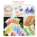 Miniatyrbillede 4 af 5: Polymer Clay Øreringe Skærere - 24stk, Fortykket Kant, Fødevaregodkendt, DIY Håndlavet - Ideel til Kager og Lys (Orange)