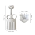 Miniatyrbillede 5 af 5: 75g Månekageforme Løveformede Stempler Månekageforme Bage Månekager Gadgets