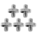 Miniatyrbillede 1 af 5: Tripod Skrue Holdbar Premium Høj Kvalitet Robust Adapter Tripod Skrue Til Tripod Kamera (5 Stykker, Sølv)