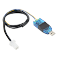 Miniatyrbilde 5 av 5: VOTOL Elektrisk sykkelkontroller USB-datakabel - Baudhastighet 115200, programmerbar for EM 150/2, 200/2 og 260/2 modeller